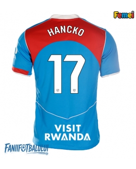 Atletico Madrid David Hancko #17 Tricou Fotbal Replică 2025-26 Femei Treilea